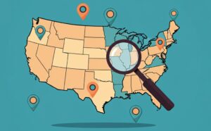 State-specific inheritance lenders map